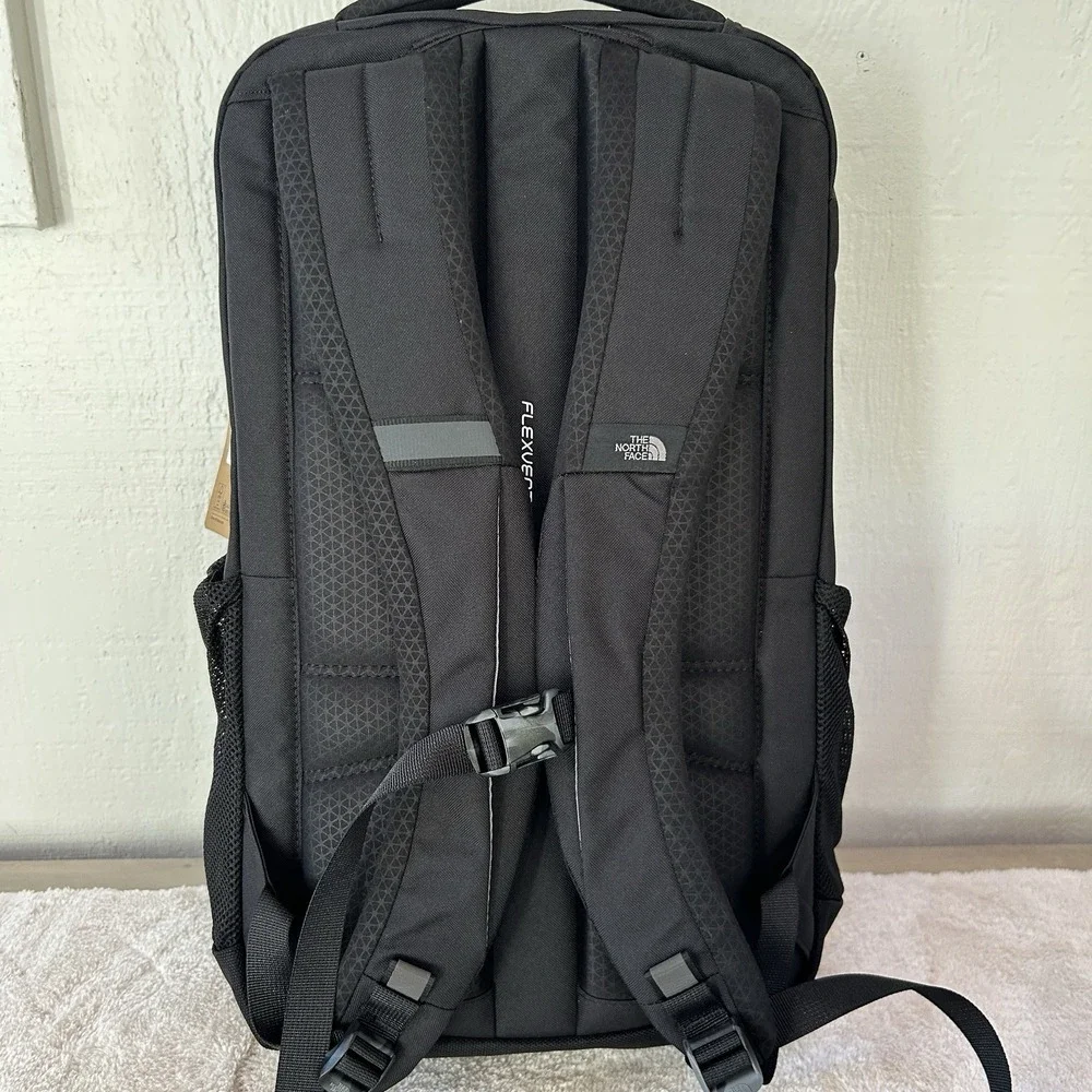 The North Face Stalwart Laptop Backpack Black/Gray Invisalign‎ Logo BNWT